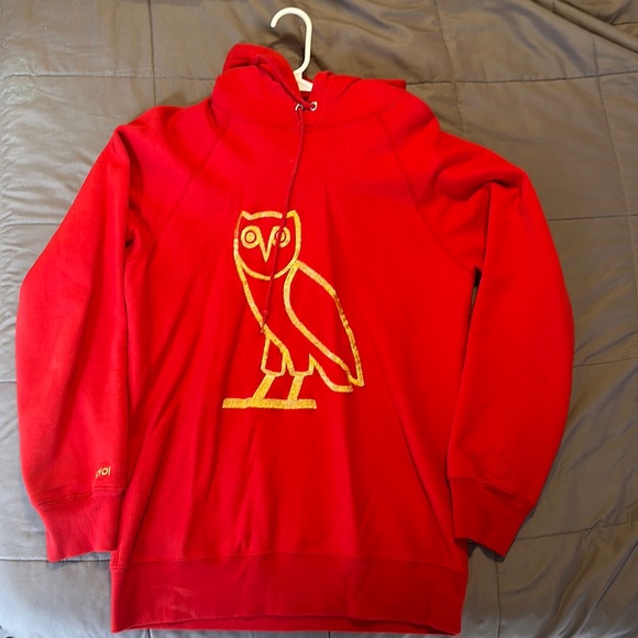 OVO Gold Embroidered Owl Drake Hoodie - Picture 1 of 5